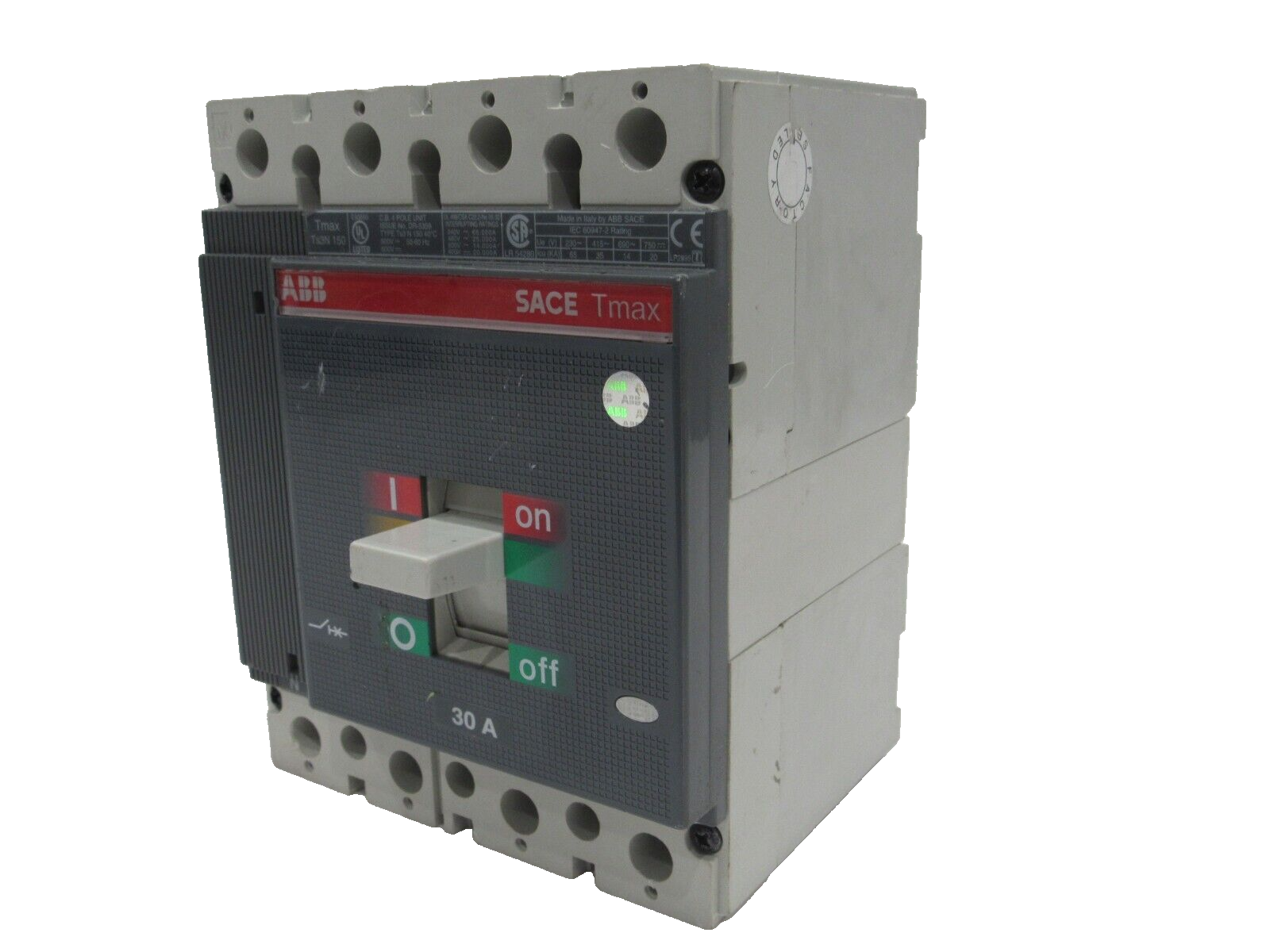 NEW ABB SACE TMAX TS3N 150 CIRCUIT BREAKER 30CIRCUIT BREAKER 30AMP