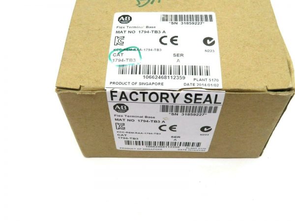 NEW ALLEN BRADLEY 1794-TB3 TERMINAL BASE SERIES A 1794TB3 - Image 5