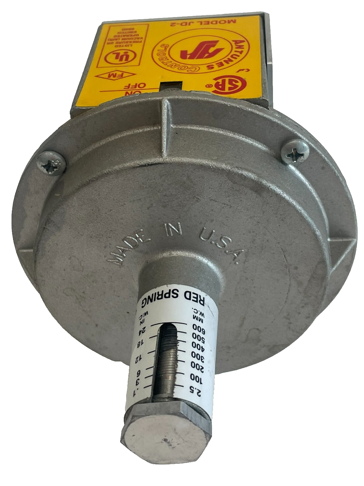 NEW ANTUNES CONTROLS JD-2 RED AIR PRESSURE SWITCH JD2 RED - Image 4