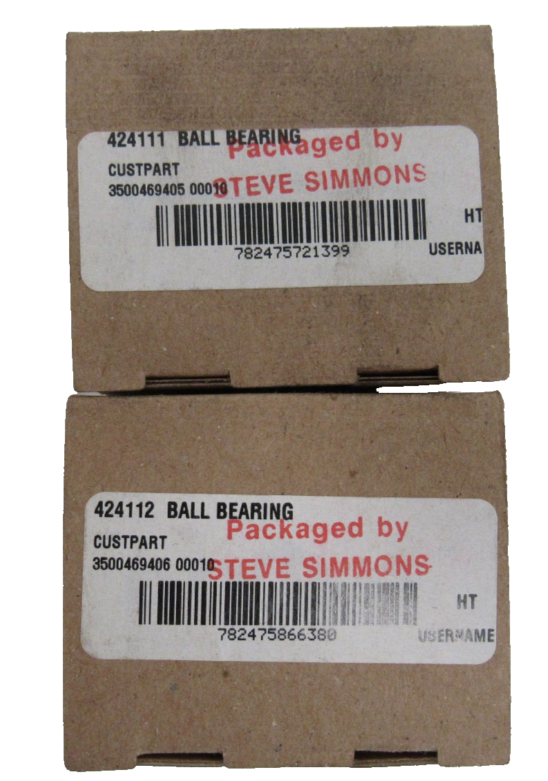 NEW BALDOR 389905 BEARING KIT TXT-HXT1 & 1A TA 424111 424006 424020 - Image 3