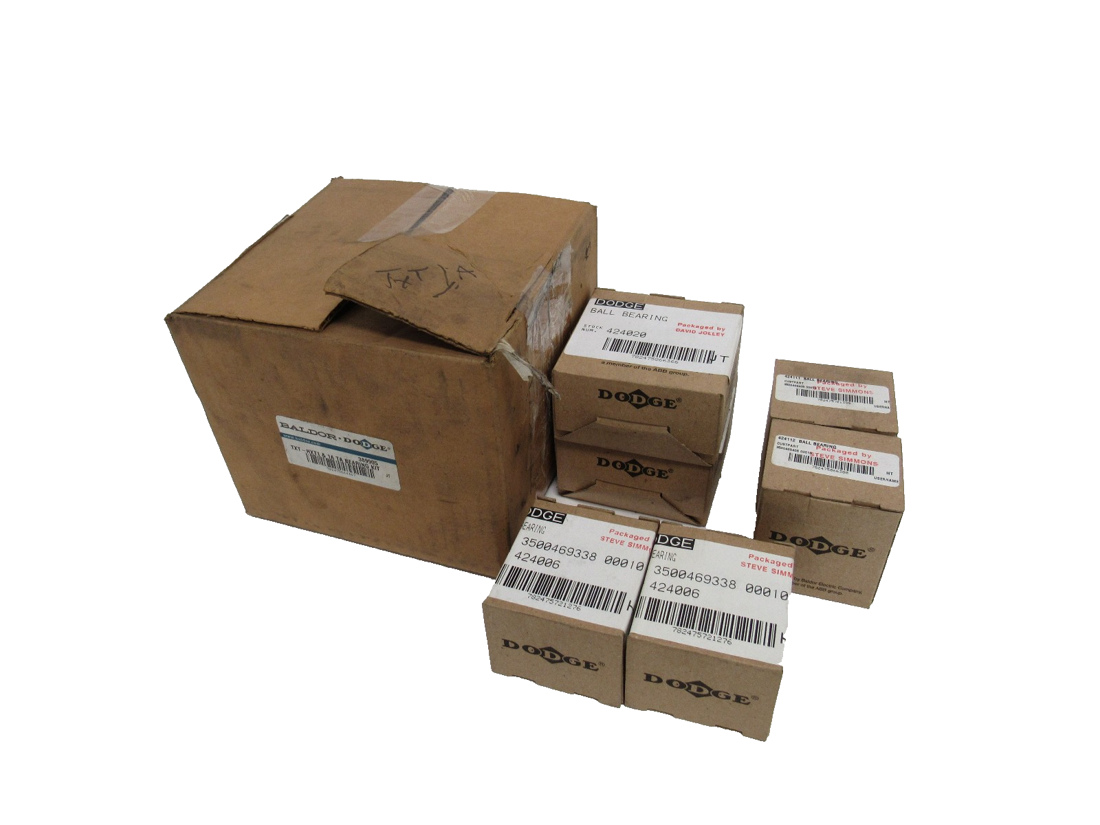 NEW BALDOR 389905 BEARING KIT TXT-HXT1 & 1A TA 424111 424006 424020