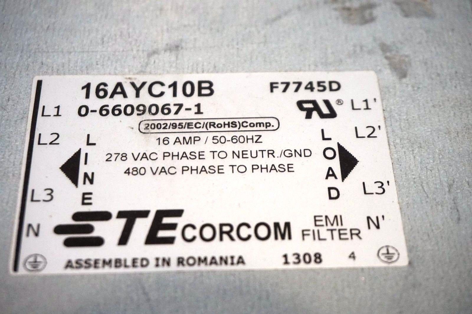 NEW CORCOM 16AYC10B EMI FILTER - Image 3