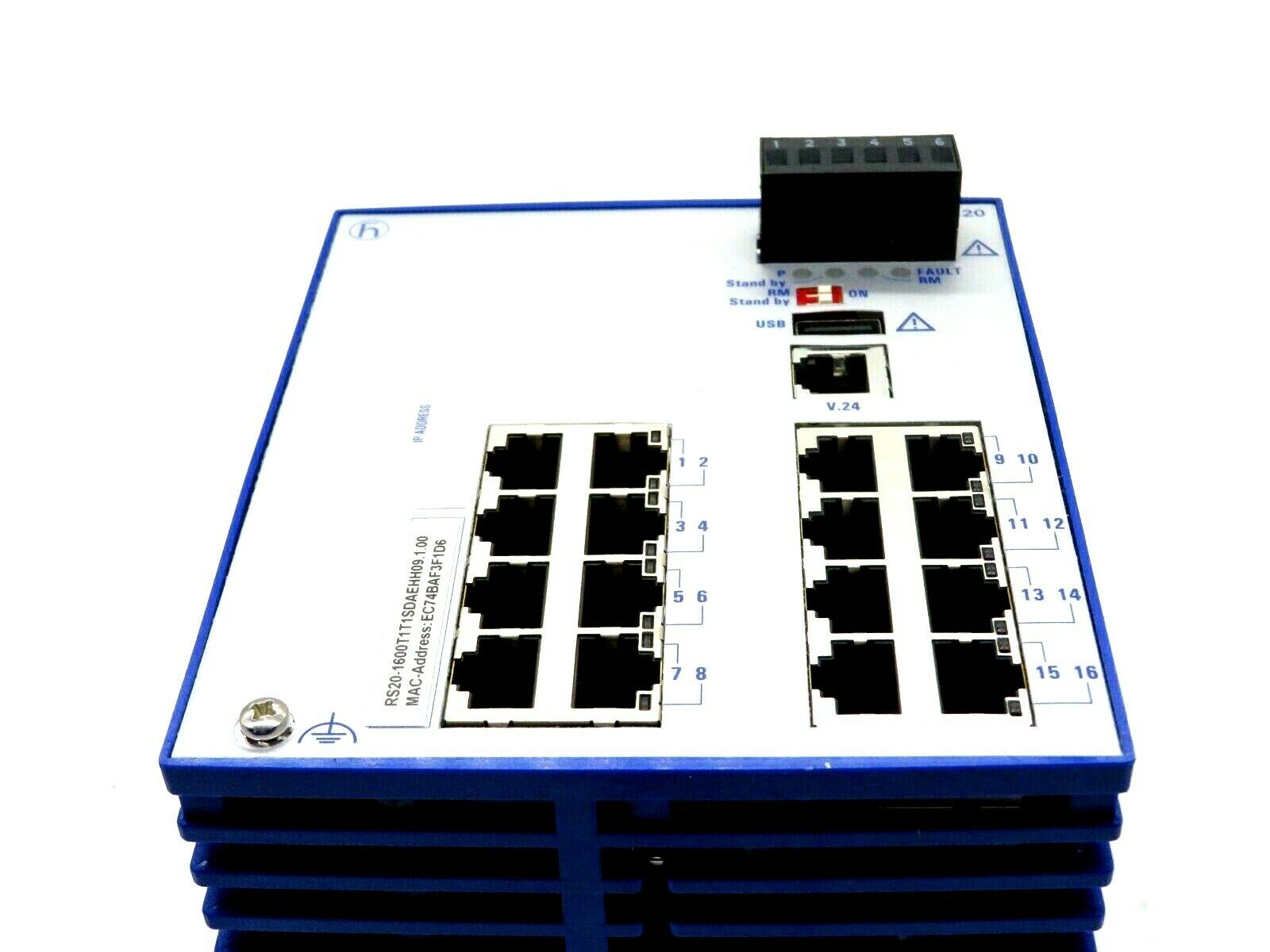 NEW HIRSCHMANN RS20-1600T1T1SDAEHH09.1.00 RS20 RAIL SWITCH RS201600T1T1SDAEHH091 - Image 6