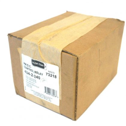 NEW JOSLYN CLARK 4U4-2-240 PM D.C. CONTROL RELAY 4U42240
