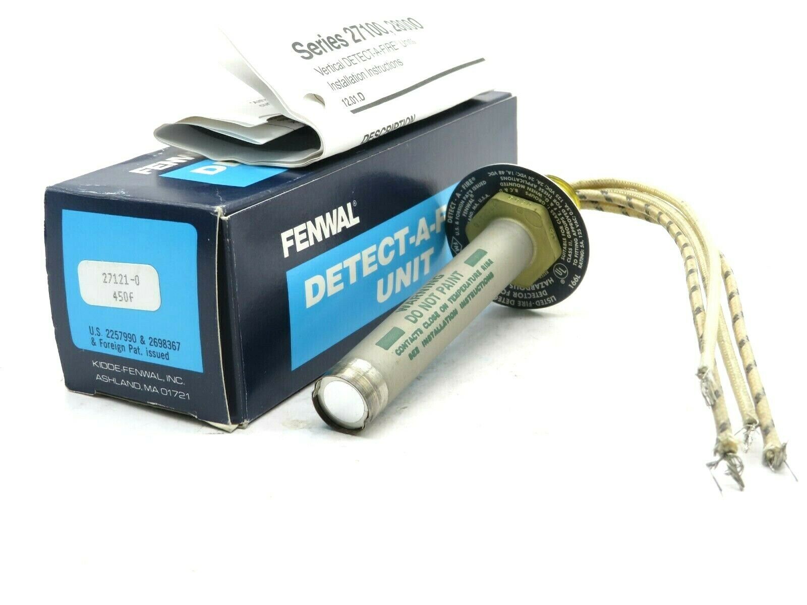 FENWAL 27121-600  THERMOSTICK DETECT A FIRE DETECTOR  NEW IN BOX  ATEX 