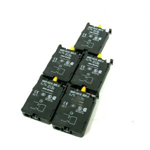 NEW LOT OF 5 ALLEN BRADLEY 800F-X01S CONTACT BLOCK SER.A 800FX01S