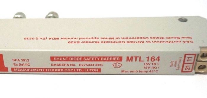 NEW MEASUREMENT TECHNOLOGY MTL-164 SAFETY BARRIER MTL164 - Image 3