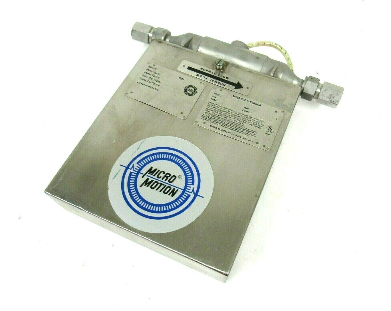 NEW MICRO MOTION DS040S119 MASS FLOW SENSOR - SB Industrial Supply, Inc.