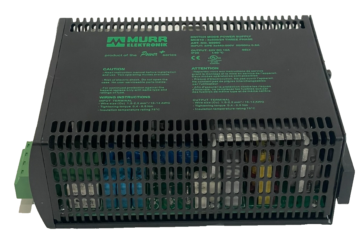 NEW MURR ELEKTRONIK 85090 POWER SUPPLY 3 PHASE MCS10 - Image 5