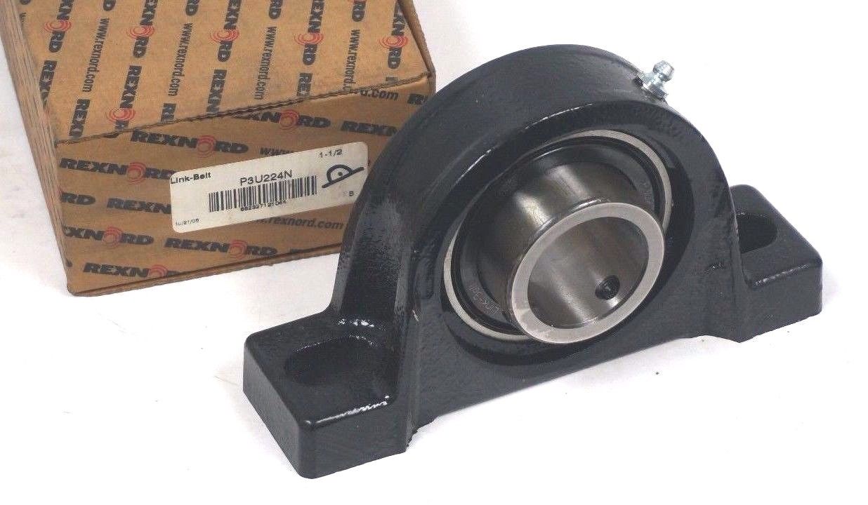 NEW REXNORD P3U224N PILLOW BLOCK 1-1/2 IN.