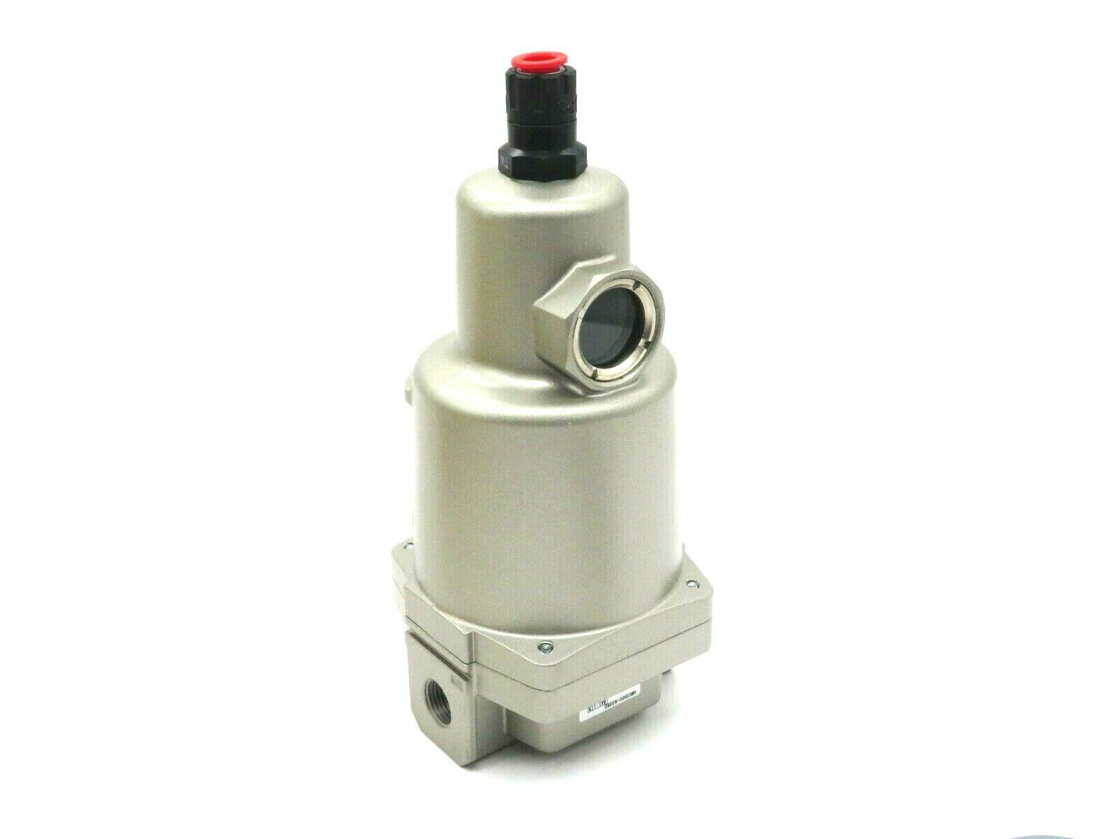 NEW SMC AMG350C-N03BD WATER SEPARATOR W/ SIGHT GLASS