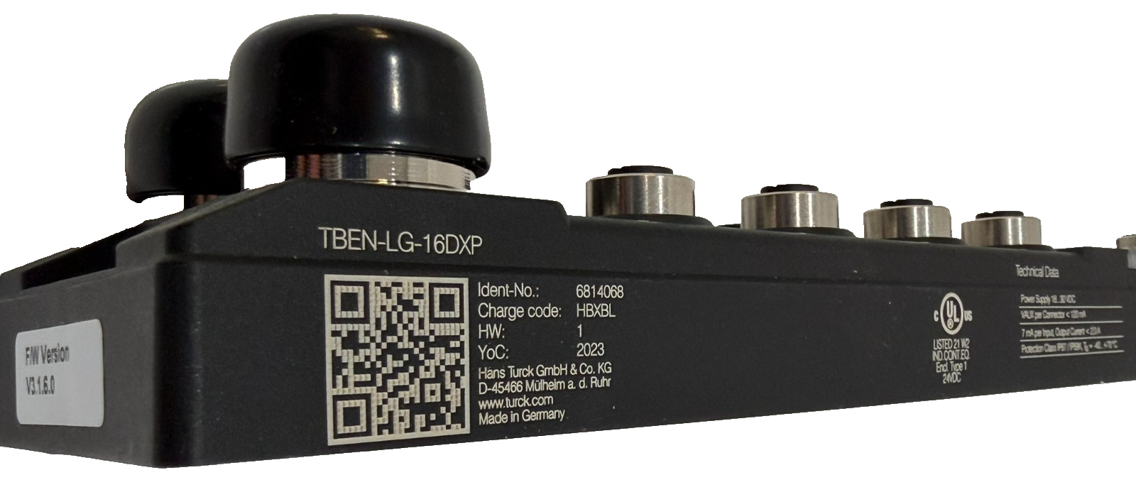 Turck Tben Module NEW TURCK TBEN-LG-16DXP I/O MODULE 6814068 TBENLG16DXP - SB Industrial ...