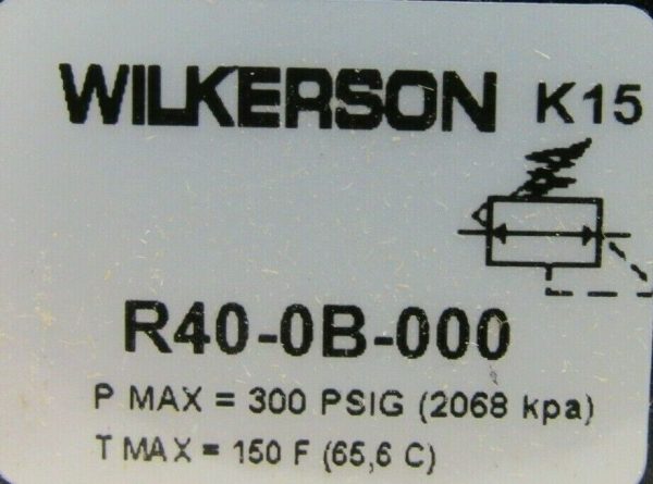 NEW WILKERSON R40-0B-000 PNEUMATIC REGULATOR R400B000 - Image 3