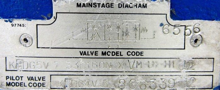 REFURBISHED VICKERS KFDG5V-7-33C160N-X-VM-U1-H1-12 VALVE KFDG5V733C160NXVMU1H112 - Image 6