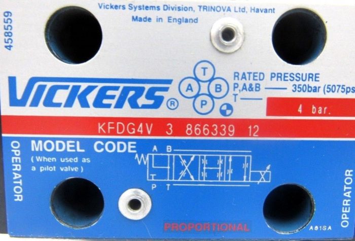 REFURBISHED VICKERS KFDG5V-7-33C160N-X-VM-U1-H1-12 VALVE KFDG5V733C160NXVMU1H112 - Image 7