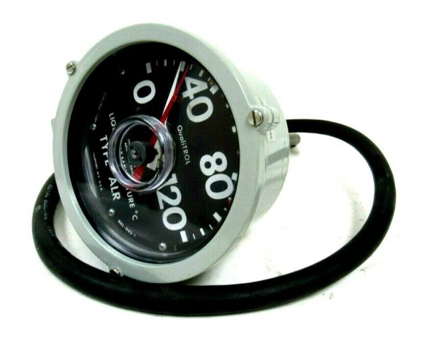 USED QUALITROL C004354-446 TEMPERATURE GAUGE TYPE ALR 0-120C C004354446