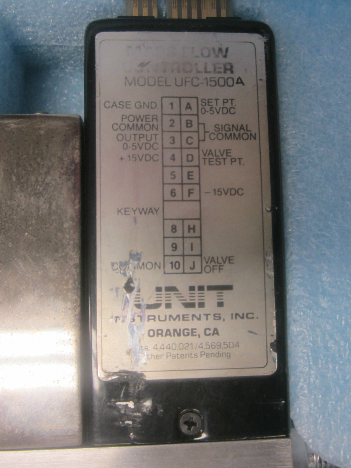 Unit Instruments UFC-1500A Mass Flow Controller UFC1500a