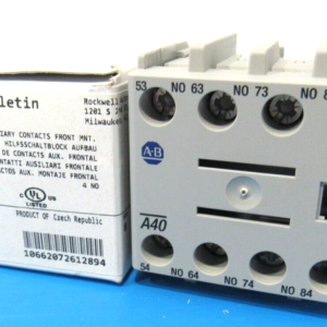 ALLEN BRADLEY 100-FA40 AUXILIARY CONTACT 100FA40 NEW SURPLUS