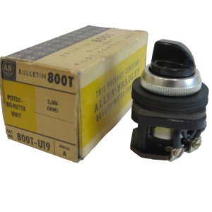 ALLEN BRADLEY 800T-U19 POTENTIOMETER SER A 800TU19 NEW, SURPLUS