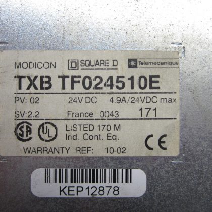 MODICON SQUARE D TXB TF024510E INTERFACE  TXBTF024510E