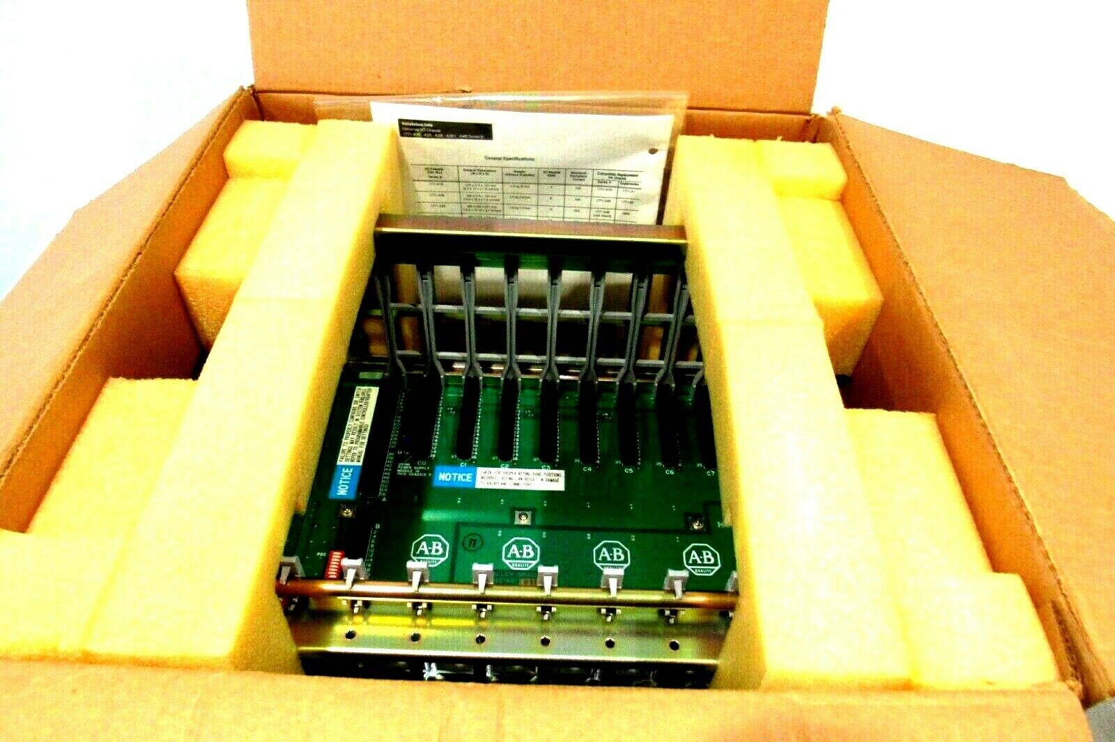 NEW ALLEN BRADLEY 1771-A2B SLOT RACK SER.B 1771A2B - SB Industrial ...