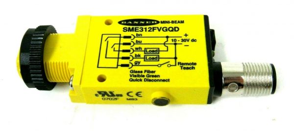 NEW BANNER ENGINEERING SME312FVGQD MINI BEAM SENSOR - Image 3