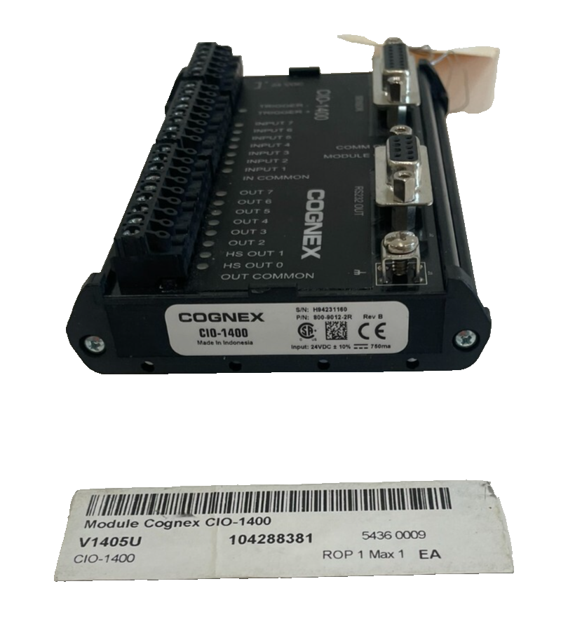 Module 1400 NEW COGNEX CIO-1400 I/O EXPANSION MODULE CIO1400 - SB Industrial Supply ...