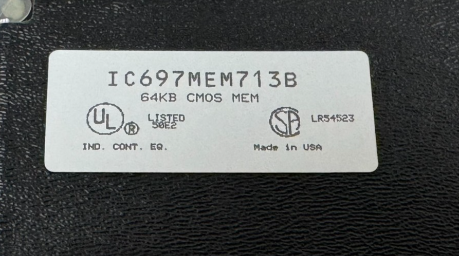 NEW GE FANUC IC697MEM713B 64KB CMOS MEMORY CARD IC697MEM713 - Image 4