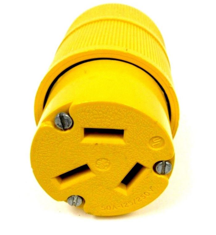NEW GENERAL ELECTRIC 50A-125/250V RECEPTACLE 50A125250V - Image 3