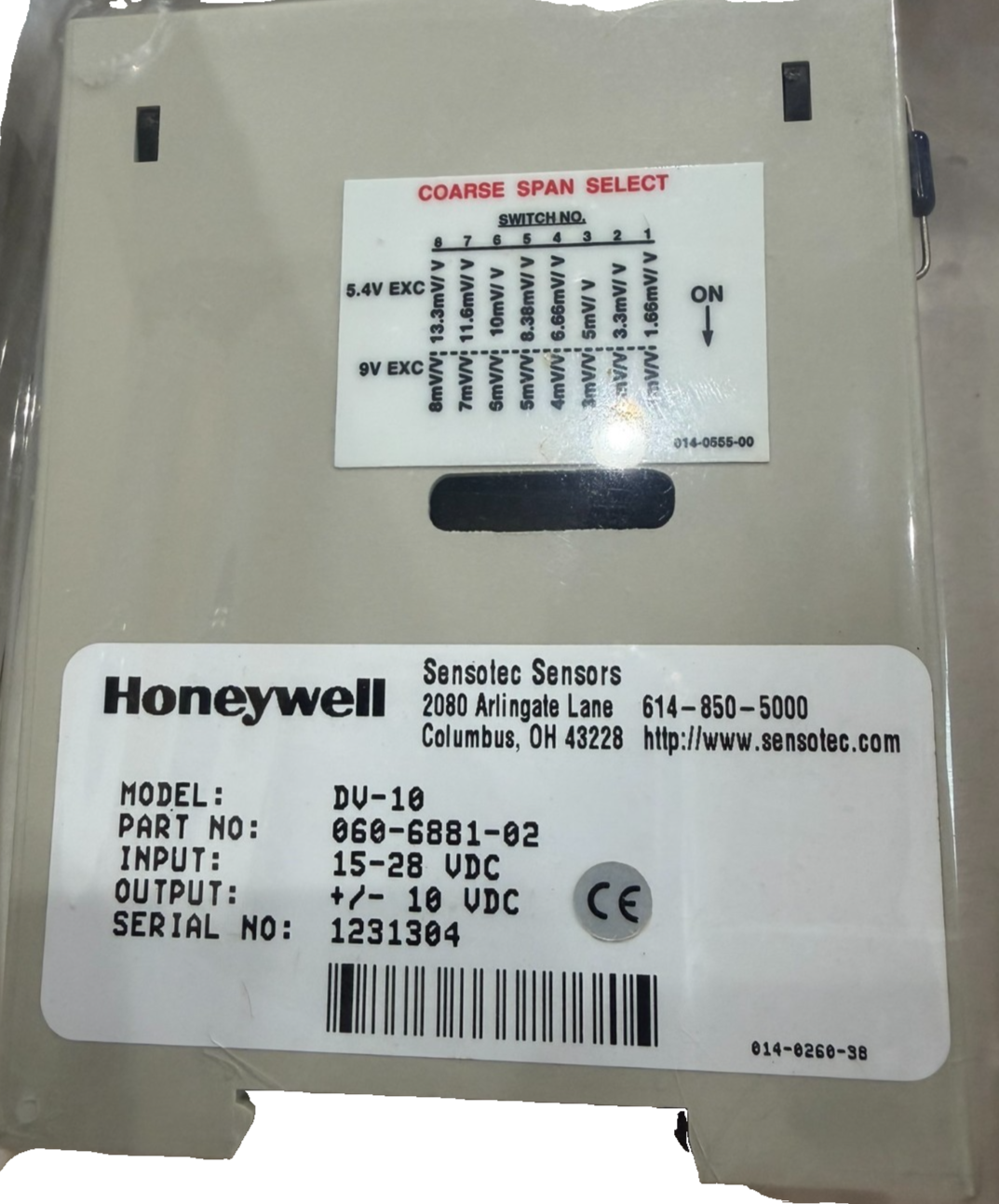 NEW HONEYWELL 060-6881-02 STRAIN GAGE AMPLIFIER 060688102 - Image 4