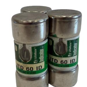 NEW LOT OF 3 LITTELFUSE JTD 60 ID FUSES 600VAC
