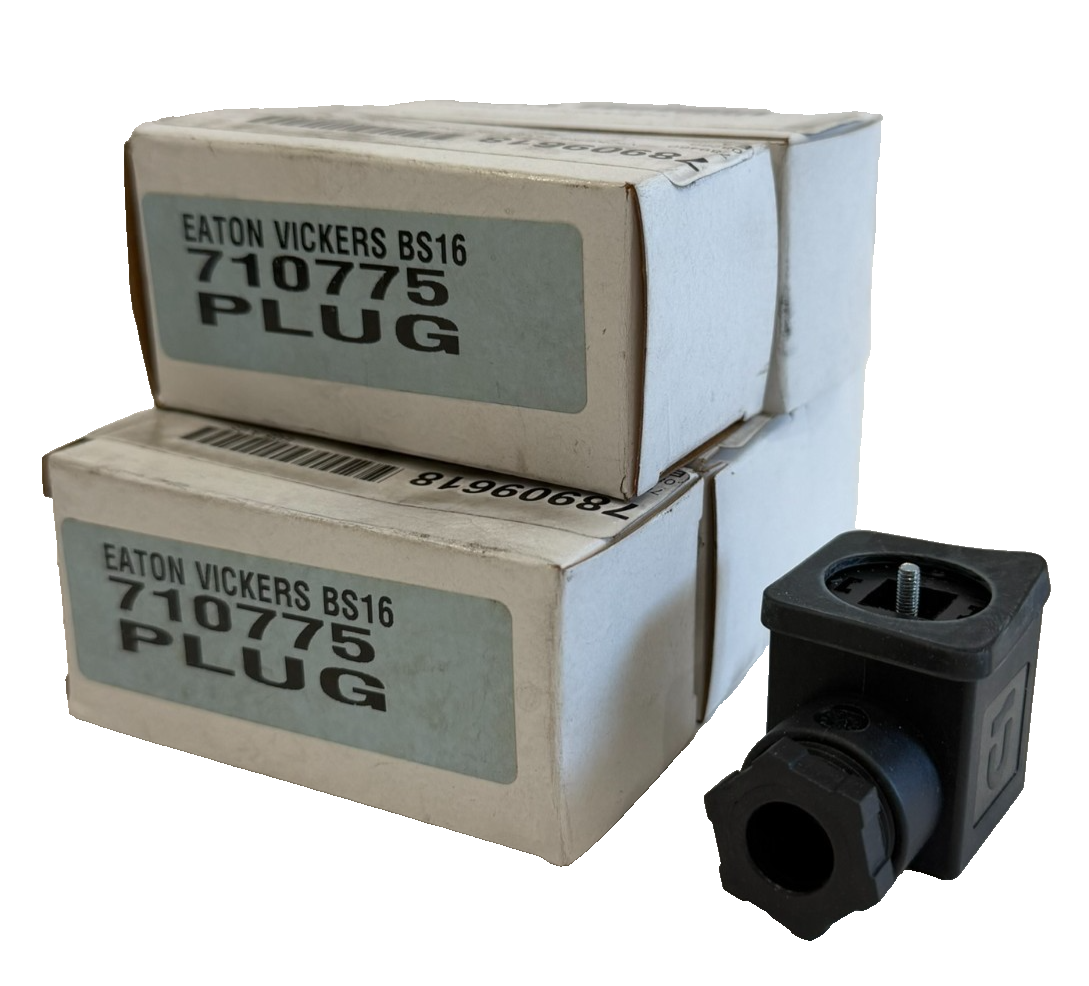 NEW LOT OF 5 VICKERS 710775 SOLENOID VALVE RECEPTACLE