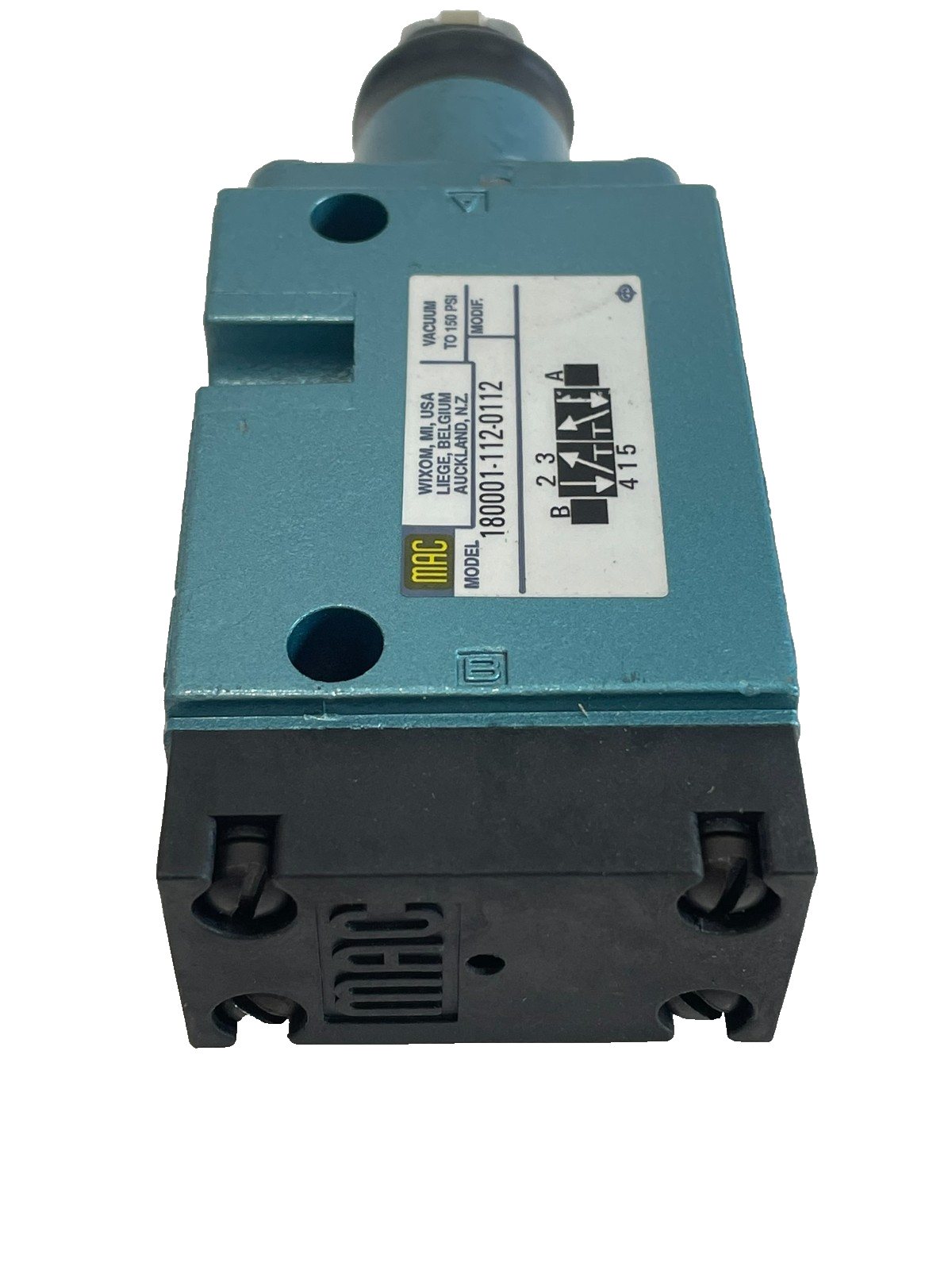 NEW MAC VALVES 180001-112-0112 SOLENOID VAVLE 1800011120112 - SB ...