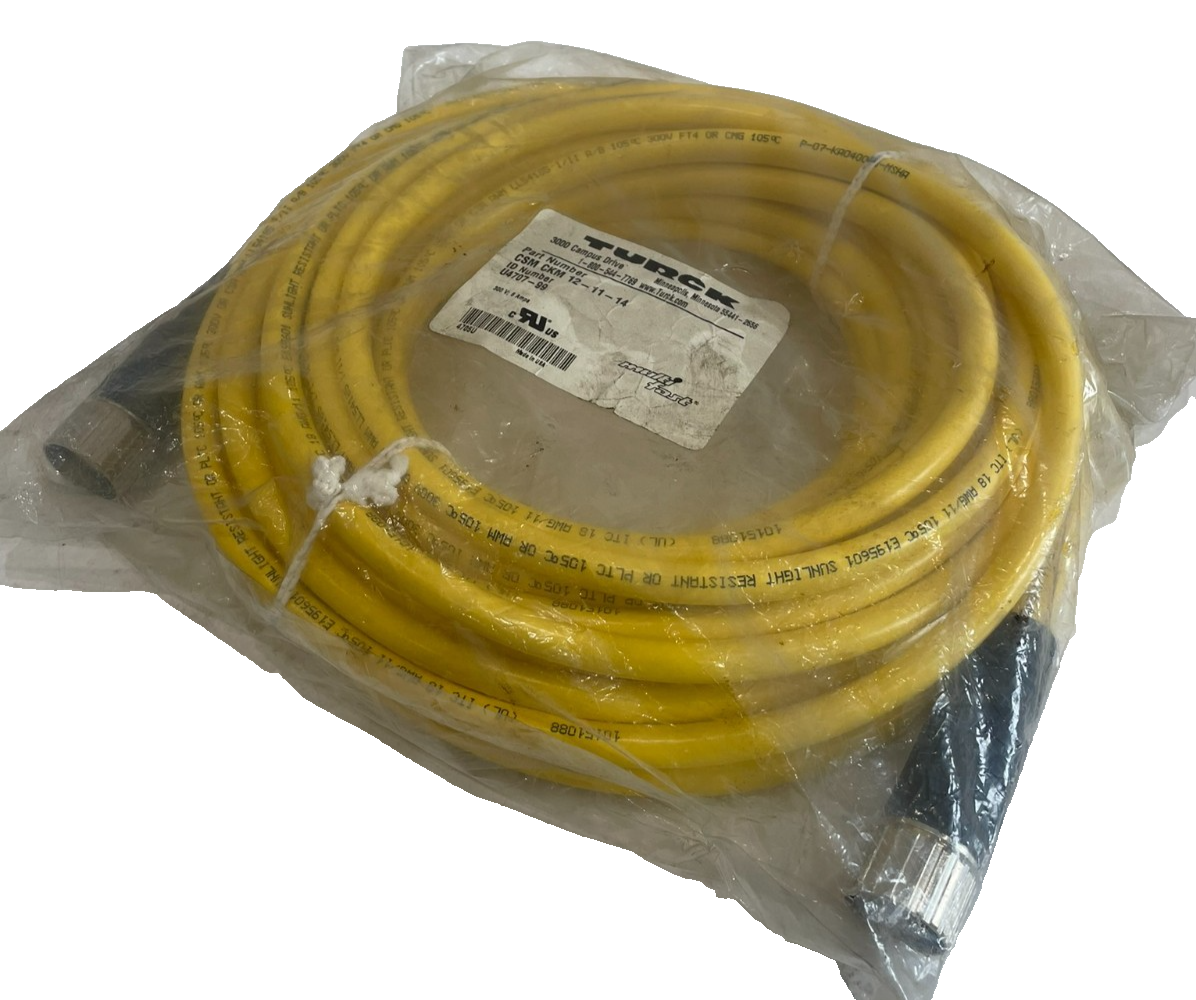 NEW TURCK CSM CKM 12-11-14 MOLDED CORDSET U4707-99 CSMCKM121114