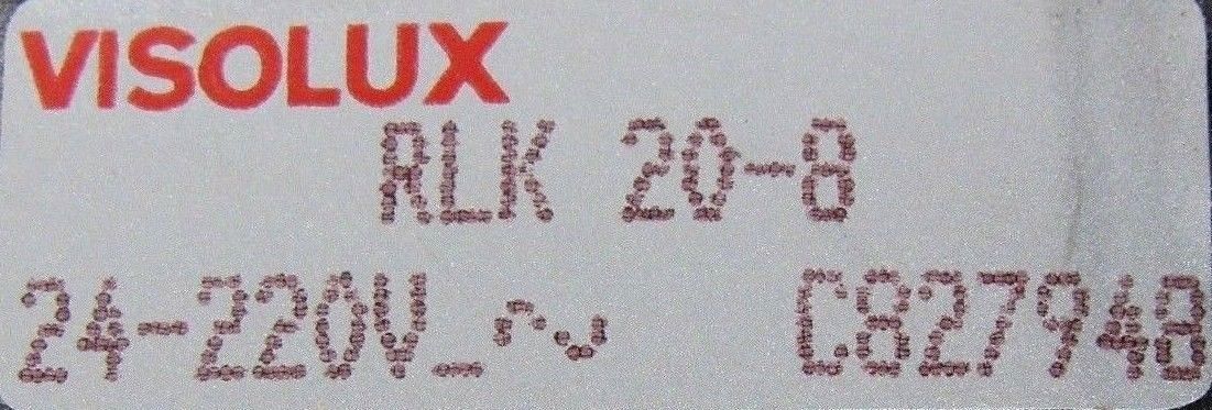 NEW VISOLUX RLK-20-8 PHOTOELECTRIC SENSOR RLK208 - SB Industrial Supply ...