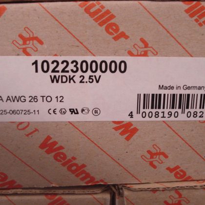 NEW WEIDMULLER 1022300000 100 PCS