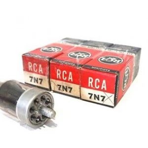 3 NEW RCA 7N7 VACUUM TUBES