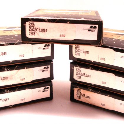 7 NEW PEER 6205 BEARING 25X52X15 OPEN 2283