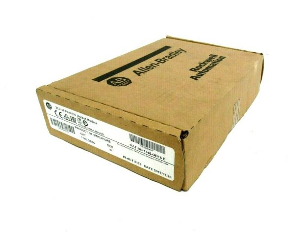 NEW ALLEN BRADLEY 1746-OB16 OUTPUT MODULE SER D 1746OB16 1746-0B16