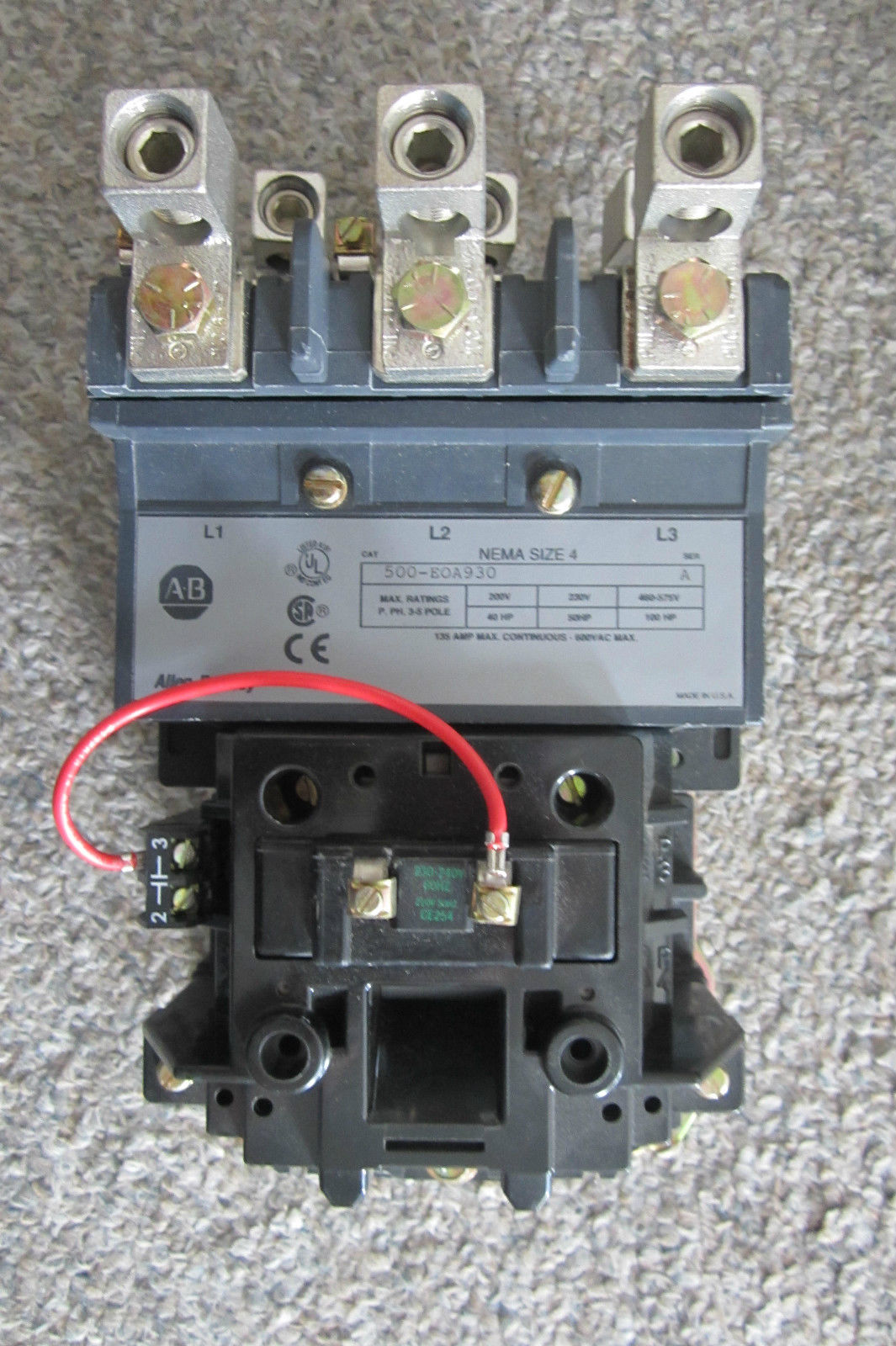 NEW ALLEN BRADLEY 500-EOA-930 CONTACTOR 500EOA930