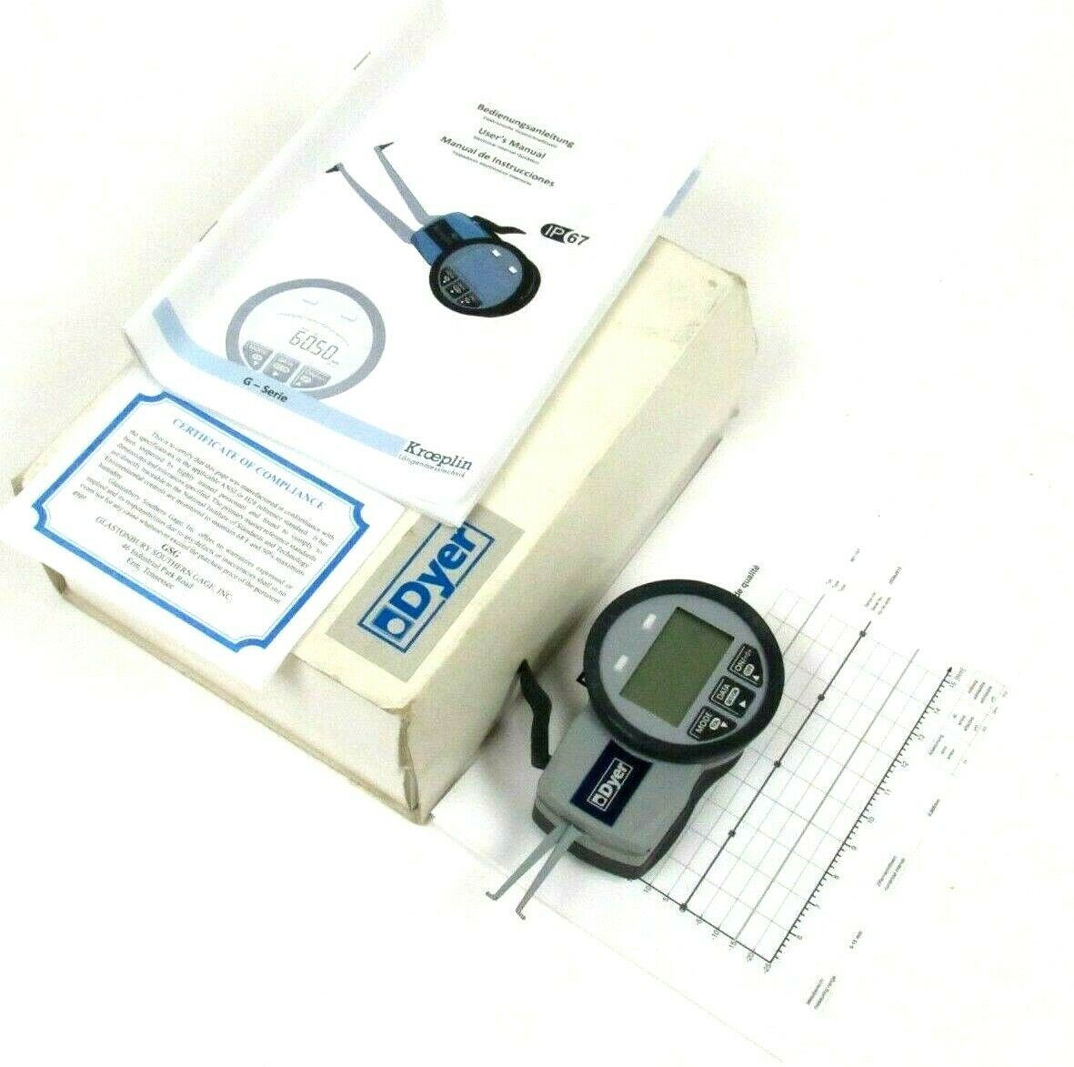 NEW DWYER 651-101 ELECTRONIC GROOVE GAGE 651101