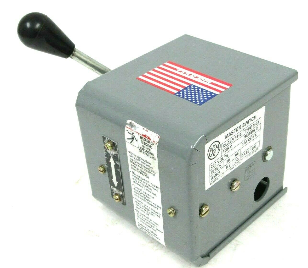NEW EC&M 6815-MG-1 MASTER SWITCH SERIES C 6815MG1 - Image 3