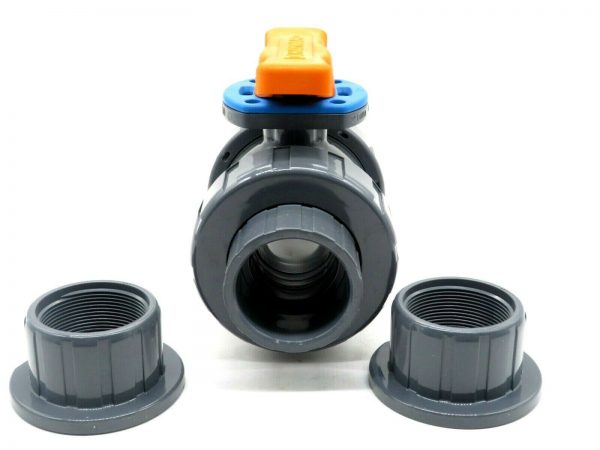 NEW HAYWARD TBH1200ASTE0000 TRUE UNION BALL VALVE 2"PVC - Image 4