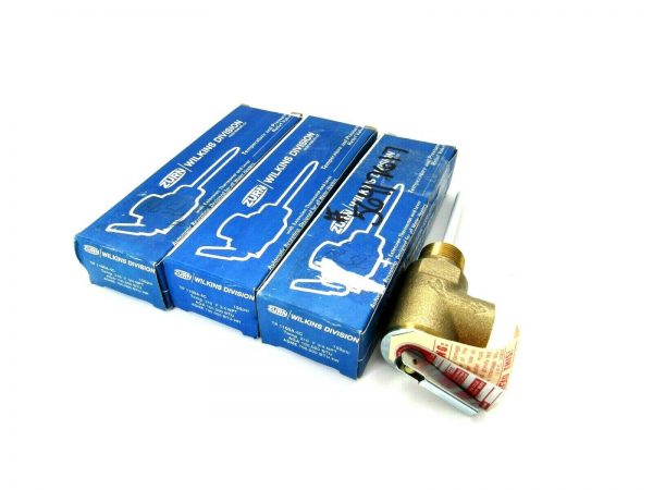 NEW LOT OF 3 WILKINS TP1100A-4C RELIEF VALVE TP1100A4C