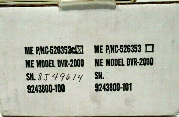 NEW MARATHON ELECTRIC MODEL DVR-2000 DIGITAL VOLTAGE REGULATOR 526352 DVR2000 - Image 5
