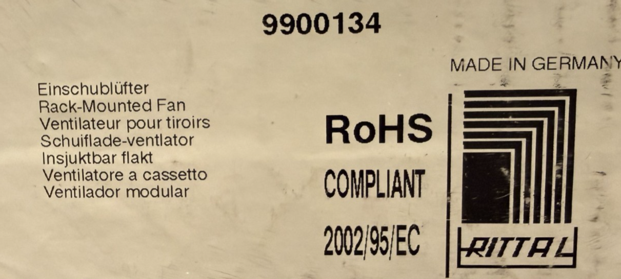 Fan Rittal Png NEW RITTAL 9900134 RACK MOUNTED FAN - SB Industrial Supply, Inc.