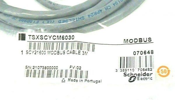 NEW SCHNEIDER ELECTRIC TSXSCYCM6030 MODBUS CABLE 3M - Image 3