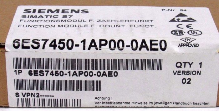 NEW SEALED SIEMENS 6ES7450-1AP00-0AE0 MODULE SIMATIC S7 6ES74501AP000AE0 - Image 3