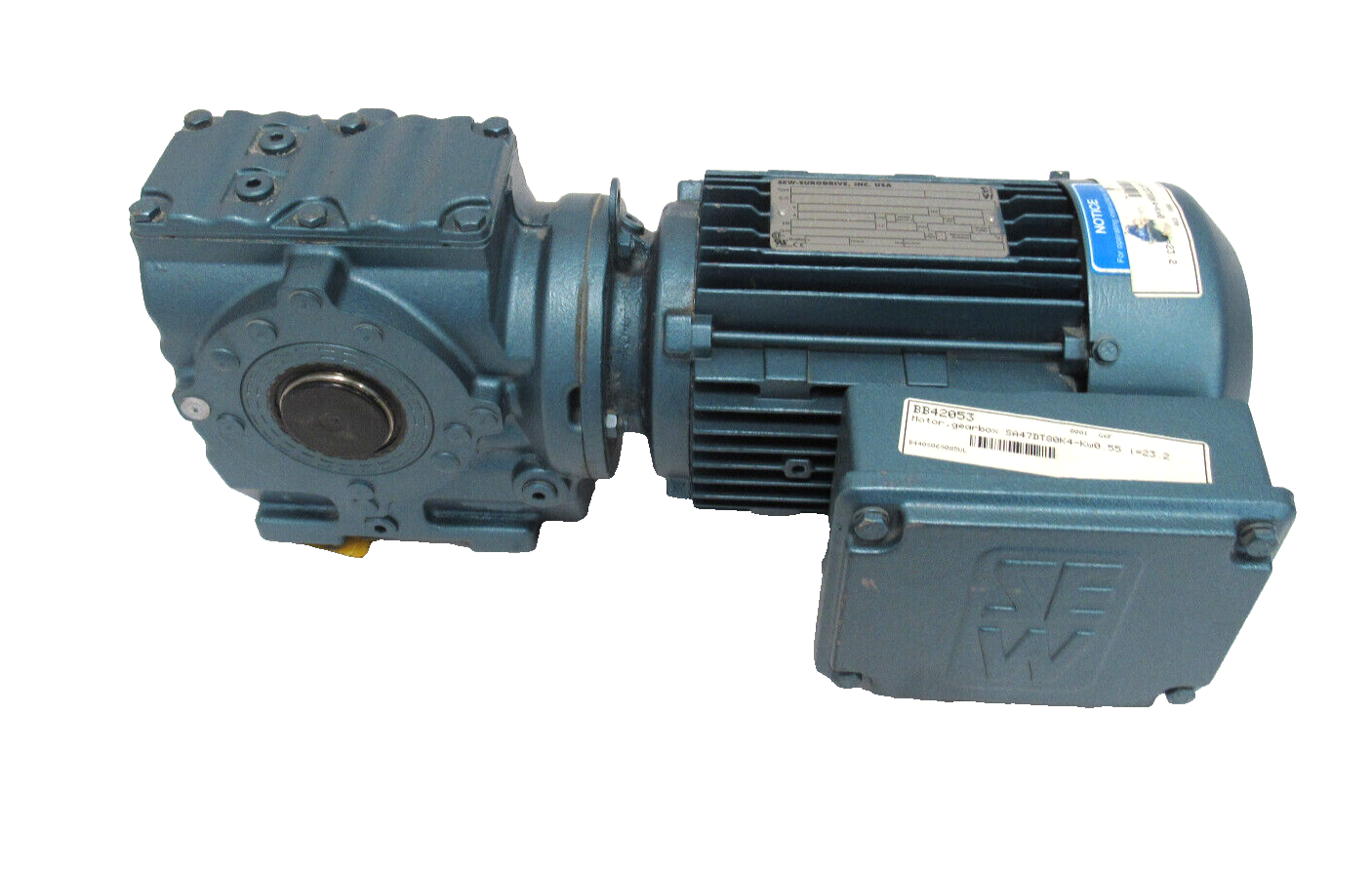 NEW SEW EURODRIVE DFT80K4 GEARMOTOR 13.39:1 SA47DT80K4 - Image 3