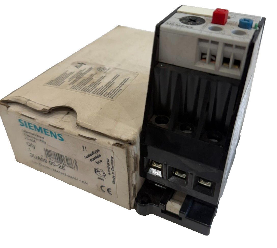NEW SIEMENS 3UA59 00-2E OVERLOAD RELAY 25-40AMP 3UA59002E